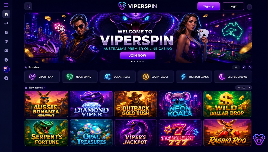 Viperspin Casino for Australian Players